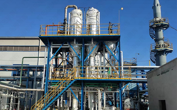 雙效濃縮器的結構 雙效濃縮器的結構